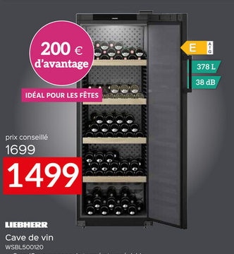 Offre: Cave de vin WSBL500120