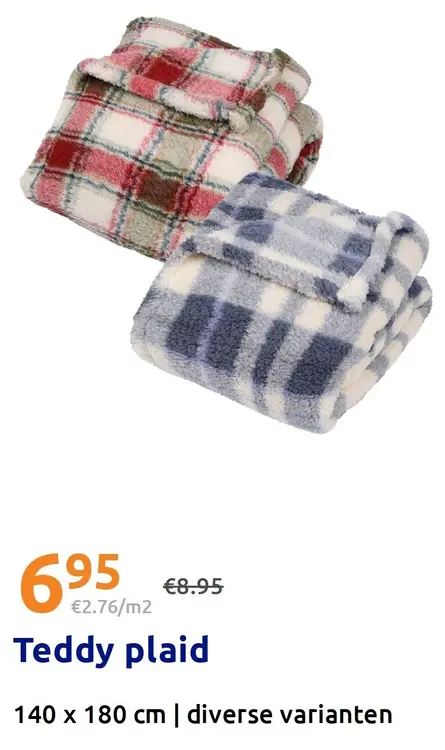 Promotie: Teddy plaid