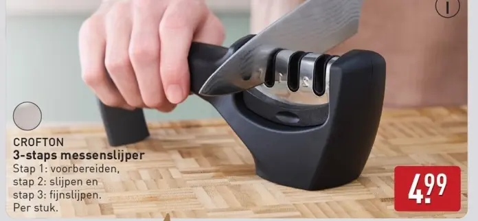Aanbieding: 3-staps messenslijper