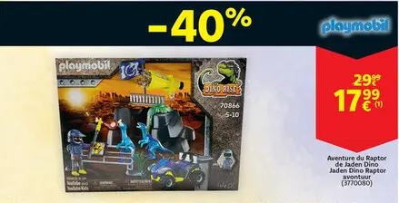 Offre: Aventure du Raptor de Jaden Dino / Jaden Dino Raptor avontuur