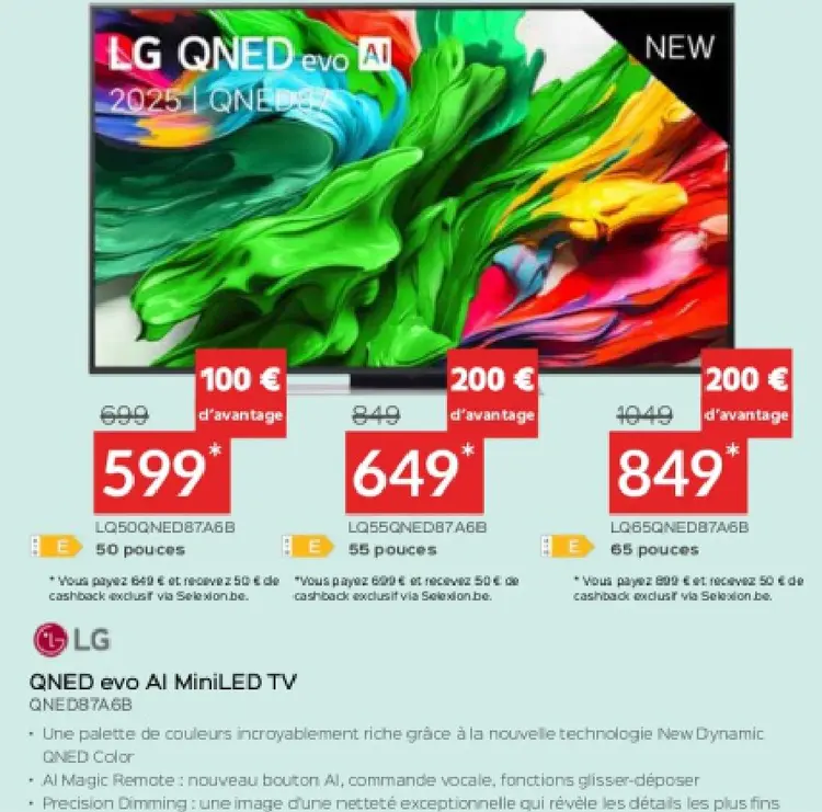 Offre: QNED evo AI MiniLED TV