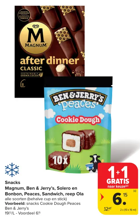 Promotie: Snacks