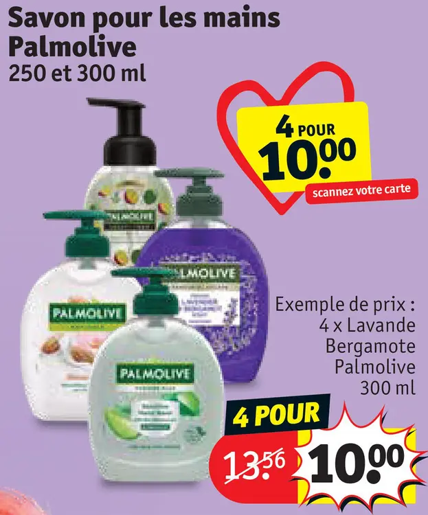 Offre: Savon pour les mains