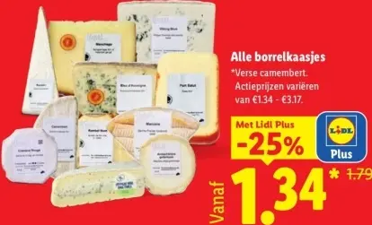 Aanbieding: Borrelkaasjes