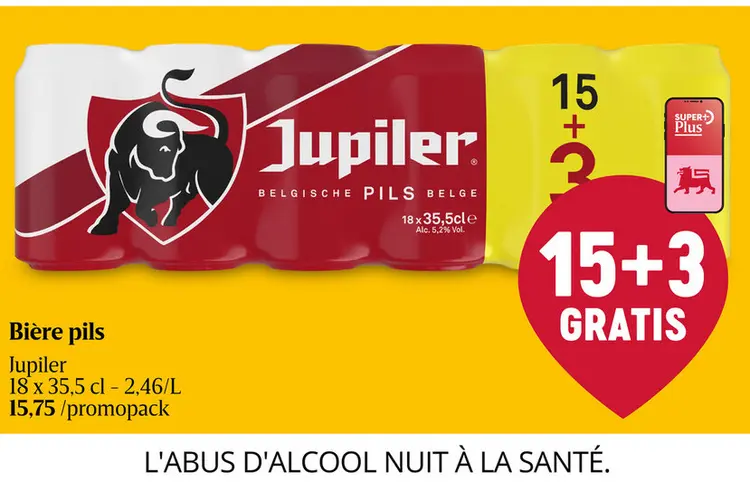 Offre: Bière pils Jupiler