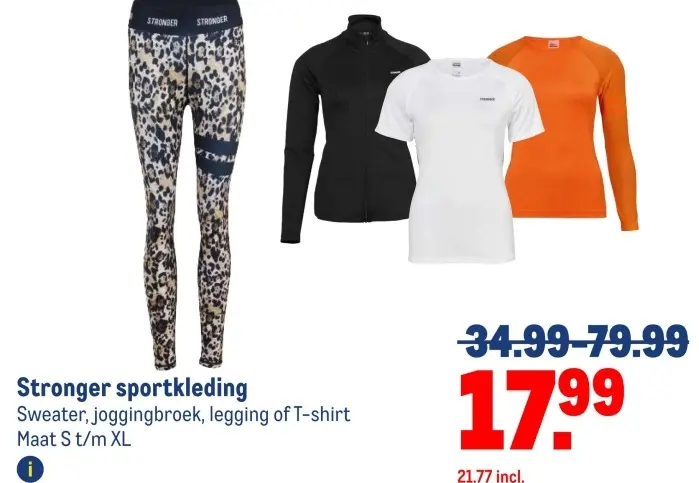 Aanbieding: sportkleding