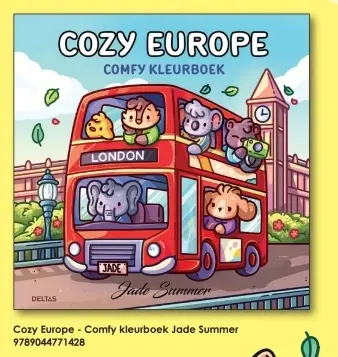 Aanbieding: Cozy Europe - Comfy kleurboek