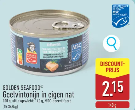 Promotie: Geelvintonijn in eigen nat