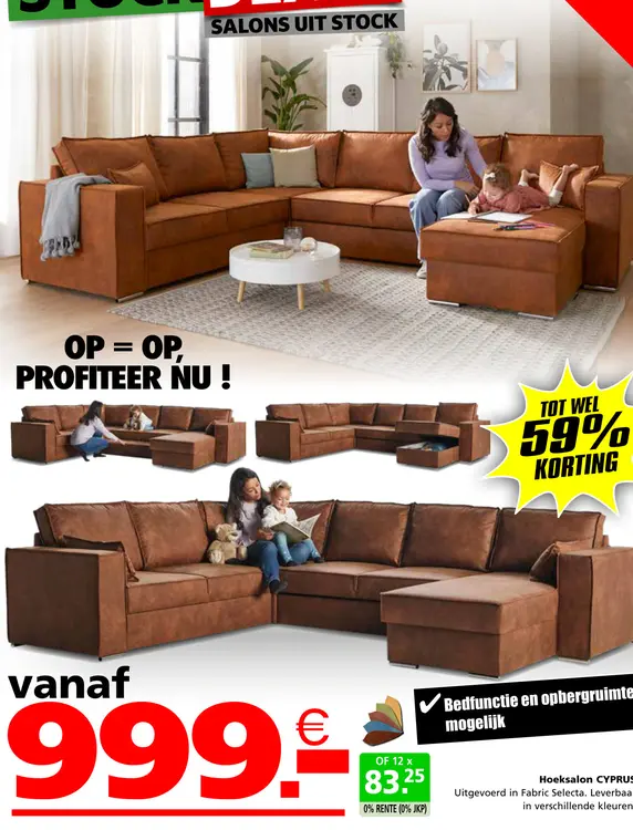 Promotie: Hoeksalon CYPRUS