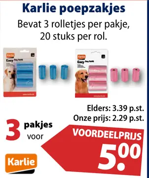 Aanbieding: Karlie poepzakjes