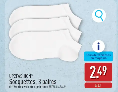 Offre: Socquettes