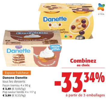 Offre: Danette tous les desserts