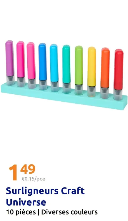 Offre: Surligneurs Craft Universe