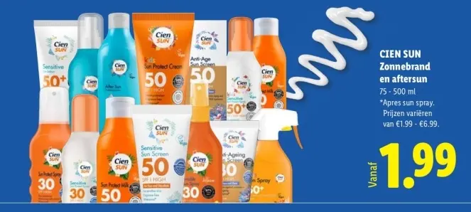 Aanbieding: Zonnebrand en aftersun