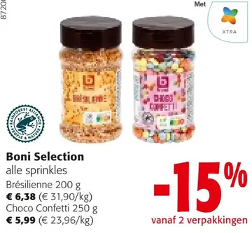 Aanbieding: Boni Selection alle sprinkles