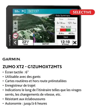 Offre: Zumo xt2 - g1zumoxt2mts