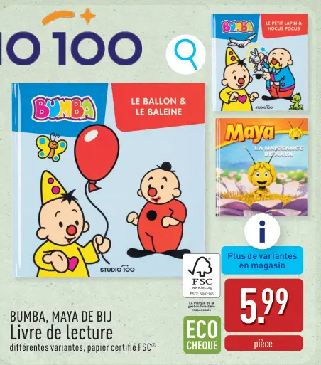 Offre: BUMBA, MAYA DE BIJ Livre de lecture