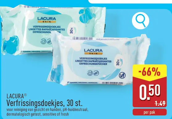 Promotie: Verfrissingsdoekjes