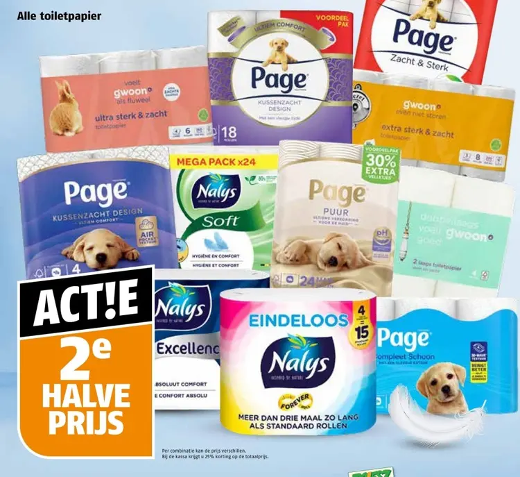 Aanbieding: Alle toiletpapier