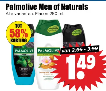 Aanbieding: Palmolive Men of Naturals