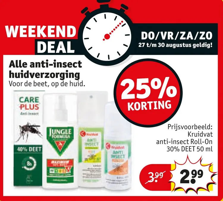 Aanbieding: Alle anti-insect huidverzorging