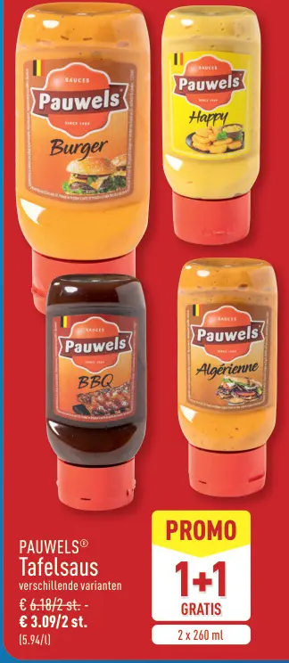 Promotie: Tafelsaus