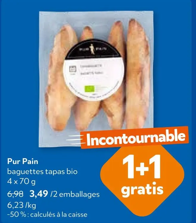 Offre: Baguettes tapas bio