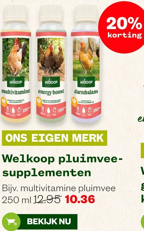 Aanbieding: Pluimveesupplementen