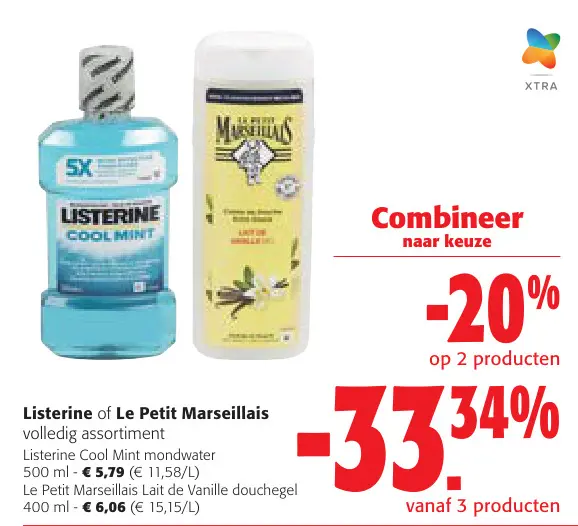 Aanbieding: Listerine of Le Petit Marseillais