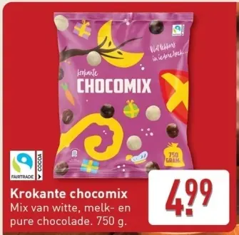 Aanbieding: Krokante chocomix