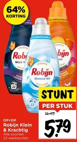 Aanbieding: Robijn Klein & Krachtig
