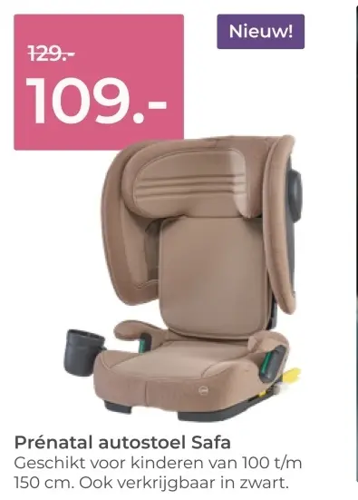 Aanbieding: Prénatal autostoel Safa