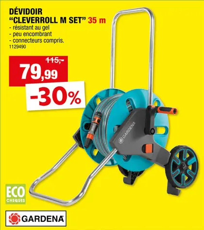 Offre: Gardena CleverRol M dévidoir