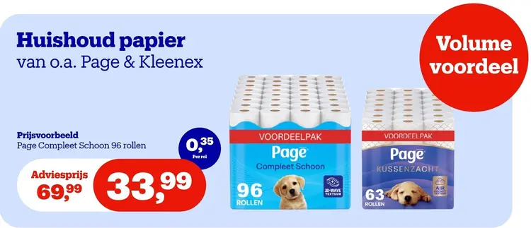 Promotie: Huishoud papier