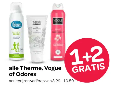 Aanbieding: Alle Therme, Vogue of Odorex