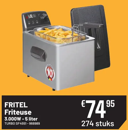 Promotie: Friteuse