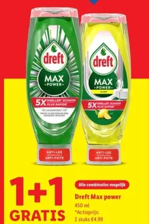 Aanbieding: Dreft Max power