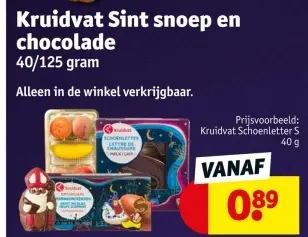 Aanbieding: Kruidvat Sint snoep en chocolade