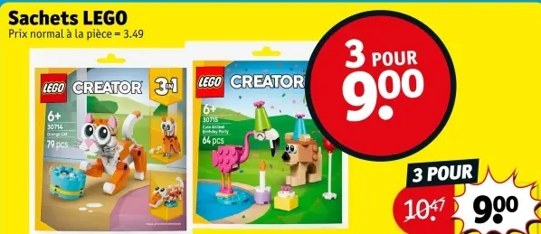 Offre: Sachets LEGO