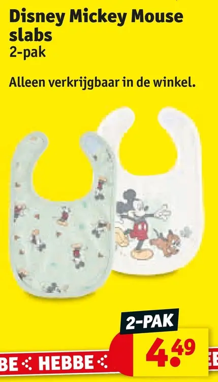 Aanbieding: Mickey Mouse slabs