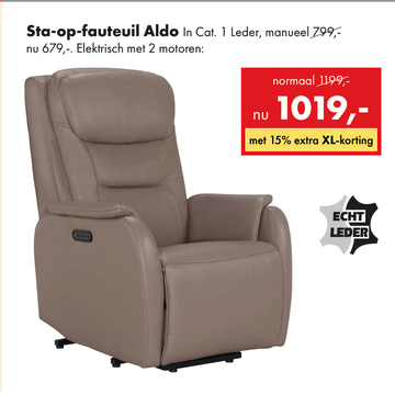 Aanbieding: Sta-op-fauteuil Aldo