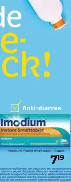 Aanbieding: Imodium instant smelttablet