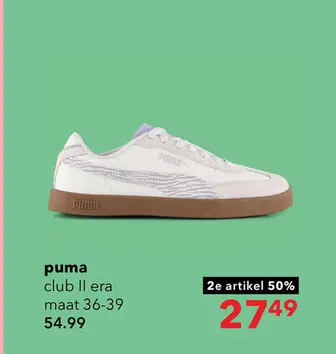 Aanbieding: Puma Club II Era Exploro sneakers wit