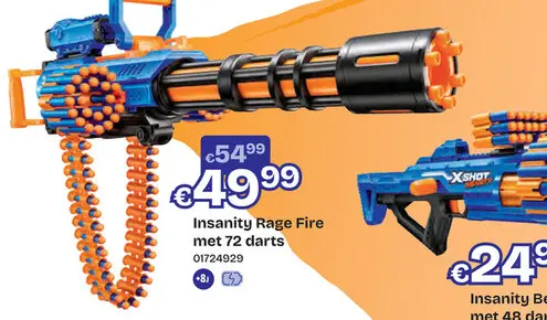 Aanbieding: Insanity Rage Fire met 72 darts