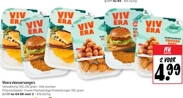 Aanbieding: Vivera vleesvervangers