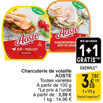 Offre: Charcuterie de volaille