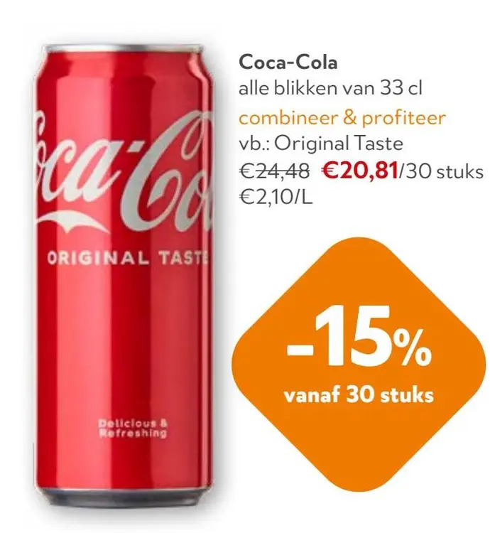 Aanbieding: Coca-Cola