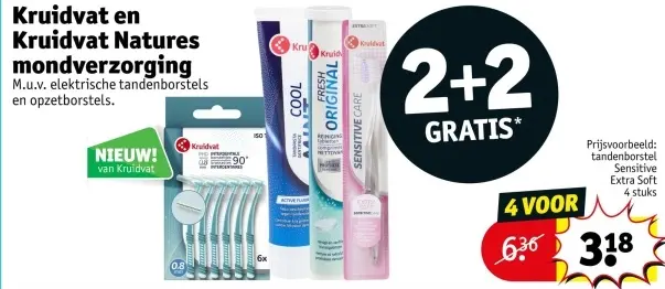 Aanbieding: Kruidvat and Kruidvat Natures oral care