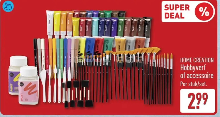 Aanbieding: HOME CREATION Hobbyverf of accessoire