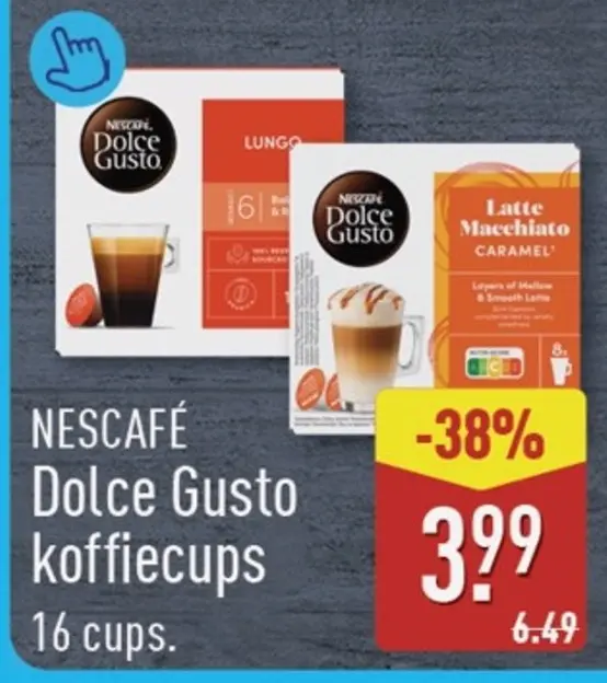 Aanbieding: NESCAFÉ Dolce Gusto koffiecups